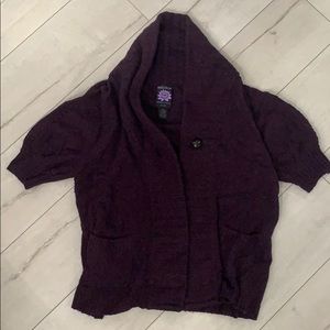 Purple Cardigan, M